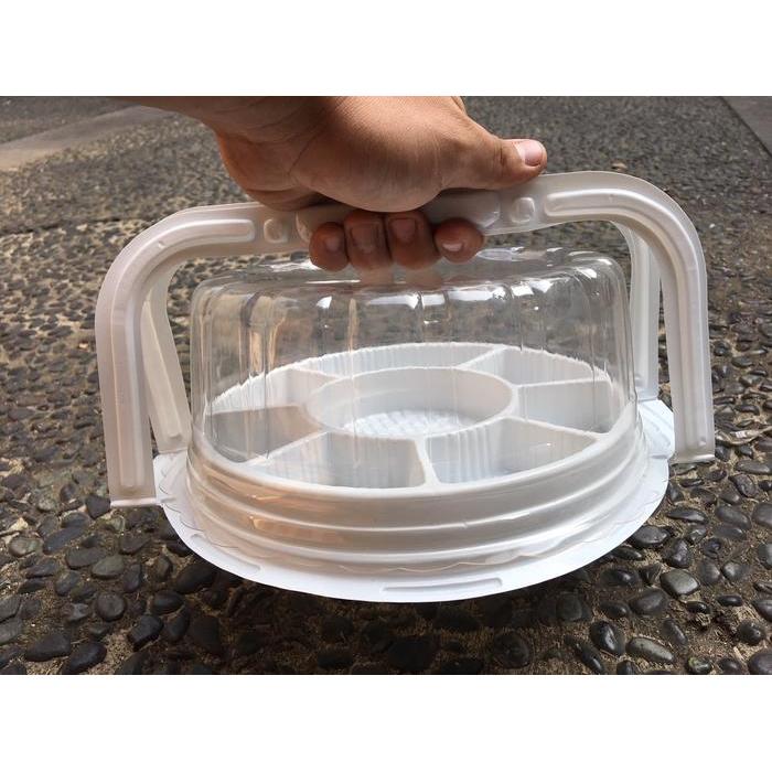 Mika Tumini Ct 20 Gagang Sekat / Tumpeng Mini Gagang Sekat 20Cm Putih - 10Pcs