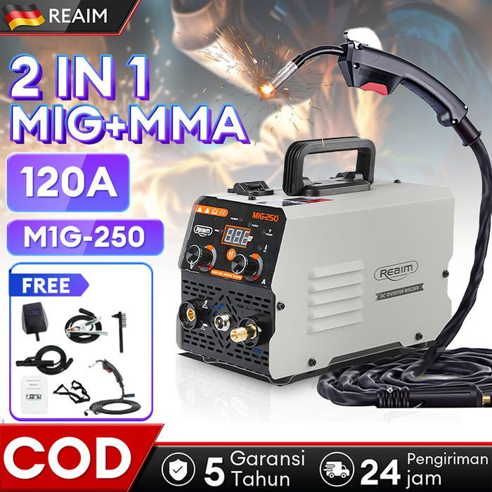 Reaim Mesin Las 450 Watt MAILTANK Inverter WeldingMachine Travo Las MMA-120A Mesin Trafo Las Listrik