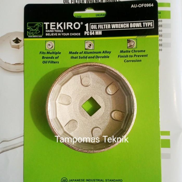 Tekiro Kunci Filter Oli Mangkok 64mm Mobil Avanza Xenia Calya