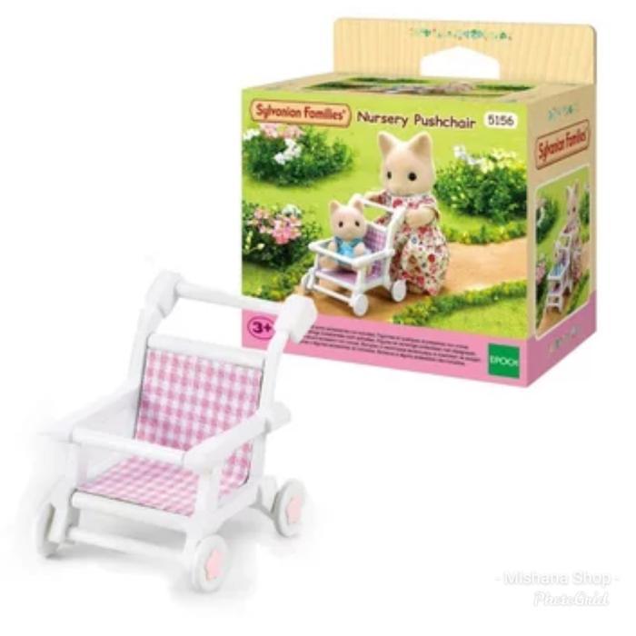 Sylvanian Family Nursery Push Chair Stroller Kereta Dorong Bayi