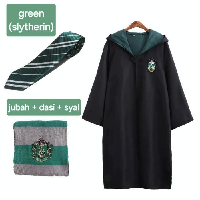 Best Seller Harry Potter Kostum Harry Potter Jubah Penyihir Cosplay Halloween Anak Remaja Dewasa