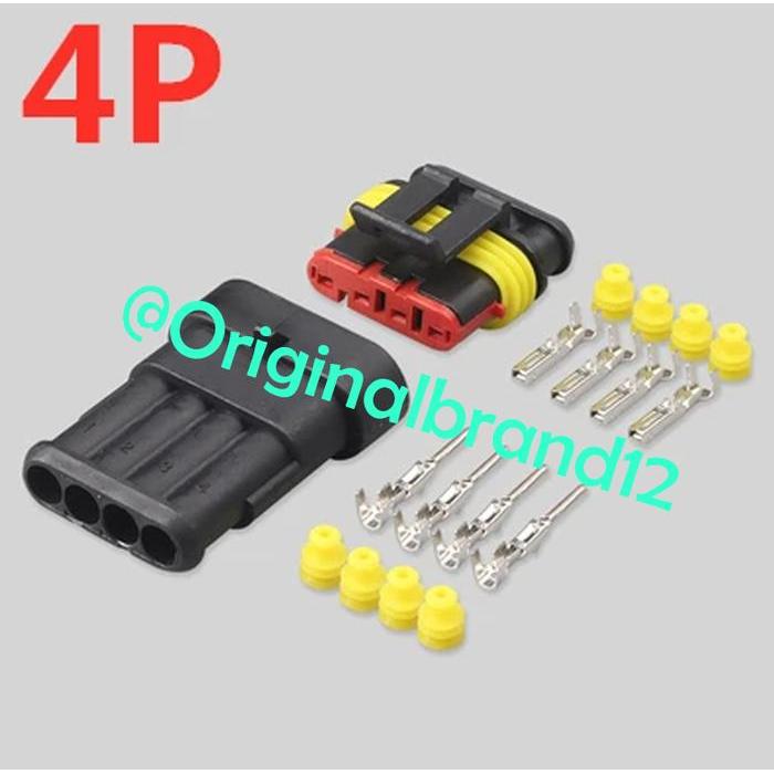 N3W Soket Waterproof anti air 1pin 2pin 3pin 4pin 5pin 6pin Soket 1-6 Pin