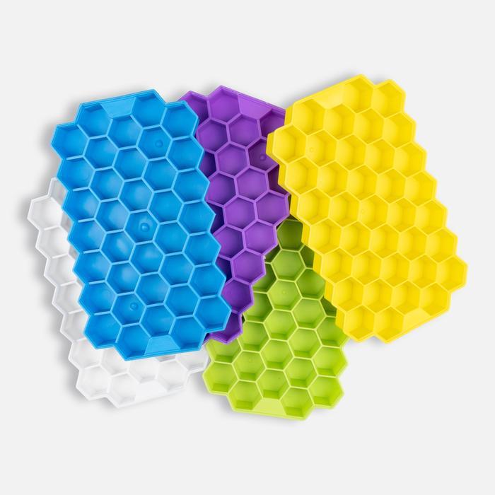 Arta Cetakan atau cetak es batu , jelly silikon dengan tutup