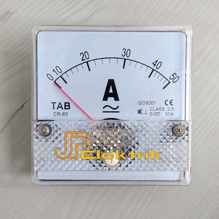 Ampere Meter Ac/Dc Cr-65 50A Ampere Meter Analog Direct