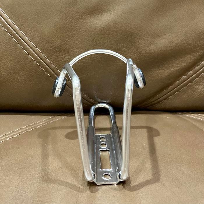 Bottle Cage Dudukan Botol Sepeda Silver Vintage Aluminum Alloy