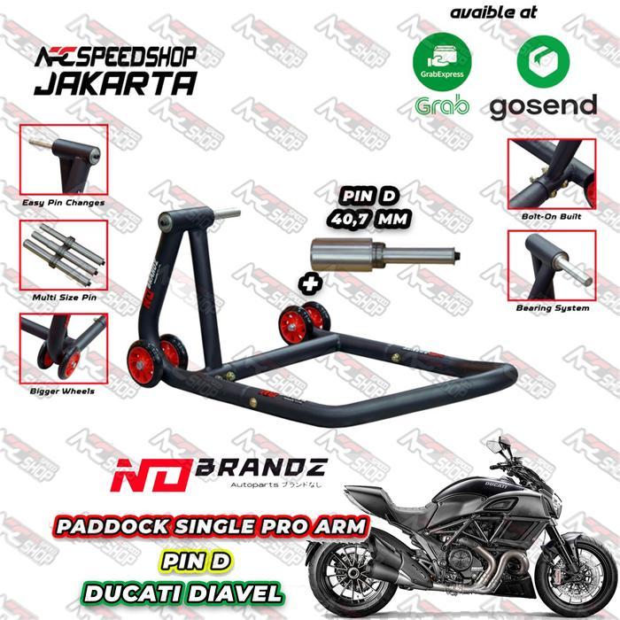 Standart Paddock Belakang Single Pro Arm No Brandz Ducati Diavel