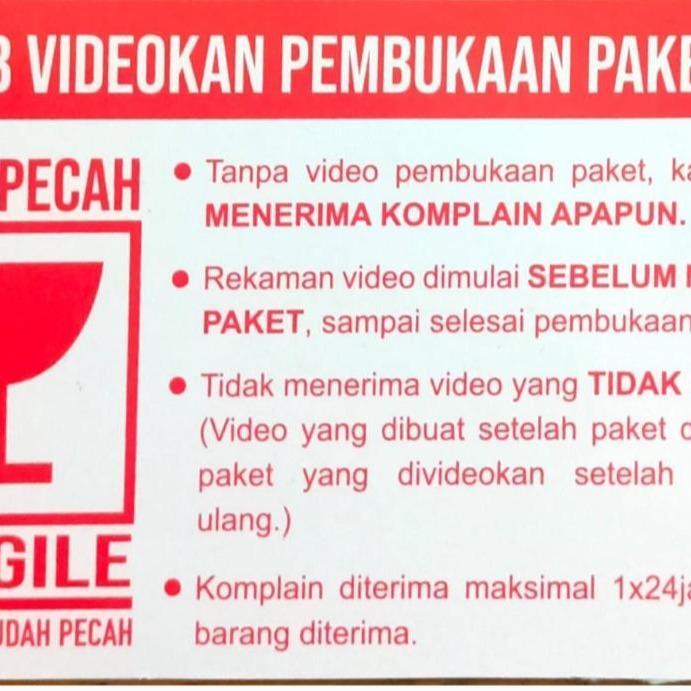 Stiker Fragile, Stiker Mudah Pecah, Stiker Kemasan