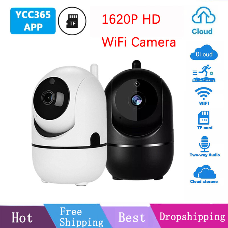 IP Camera YCC365 Plus Smart Home 1620P HD Security camera Auto Tracking Network Wireless
