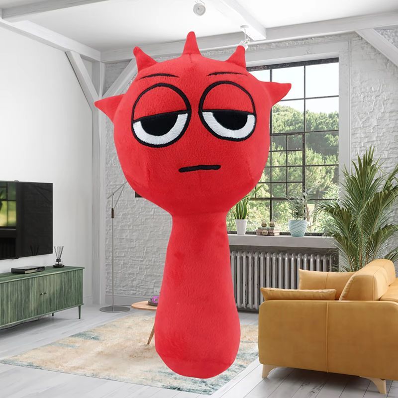 BESTPRICE 2025 Soft Doll Toy (9 Inch) Cartoon Red Ice Sprunki Games Plushies Toy Baby Rag Doll Birth