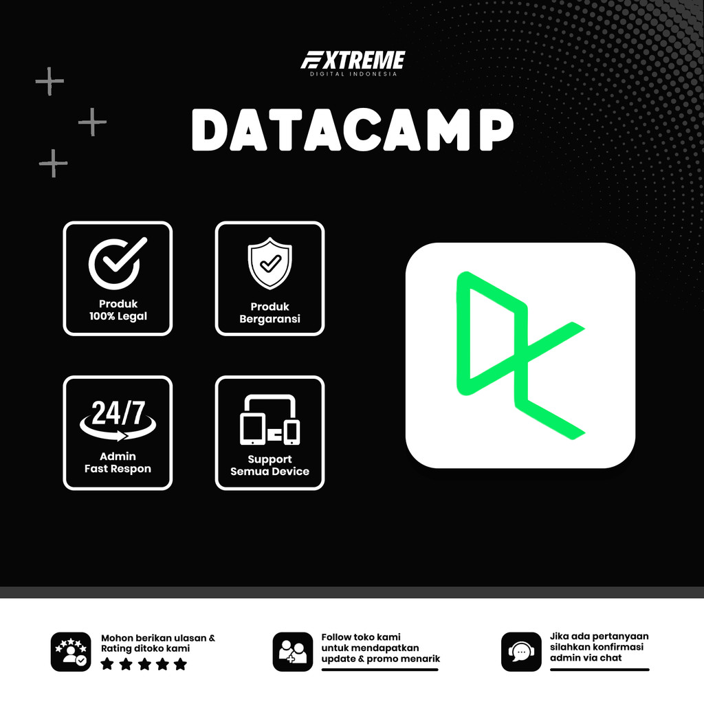 Datacamp Premium 3 Bulan | Belajar Data & AI