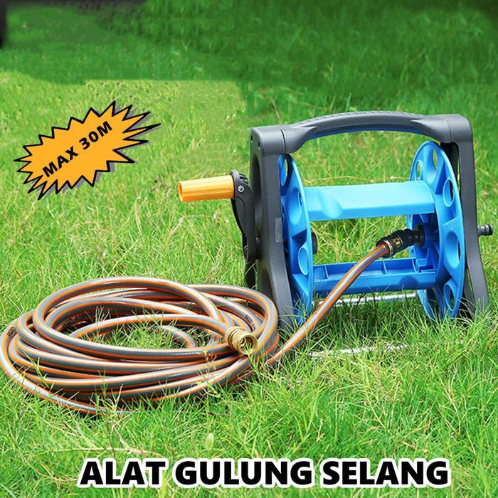 Alat Penggulung Selang Air - Gulungan Selang Air - Alat Pemutar Selang Portable Anti Kusut -