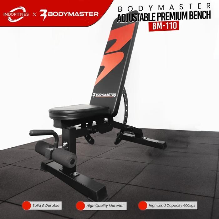 BODYMASTER ADJUSTABLE BENCH BM-110 BANGKU SIT UP FITNESS GYM