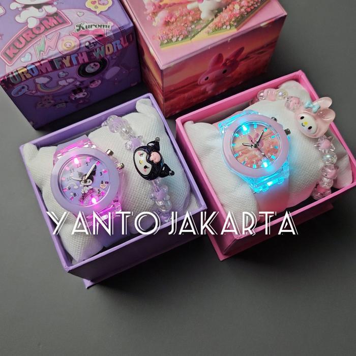 Kado - Jam Tangan Anak Perempuan Free Gelang