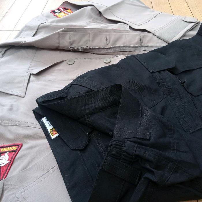 Seragam pdl Tactical coklat BrimOb jatah pembagian 2024 bahan halus