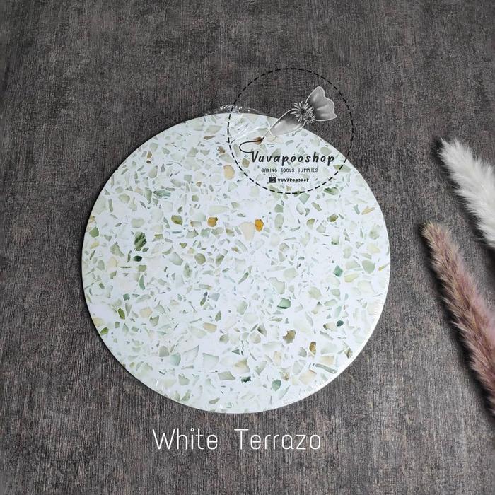 Cake Board Round / Tatakan Kue / Alas Kue / Cake Board / Alas Kue Marble