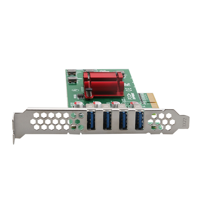 FLASH SALE    Usb3.0 Express Expansion Card 4 Port Pci Express 5Gbps Speed Pcie Vision Frame VL805 C