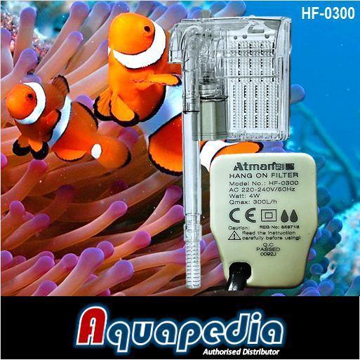 TERLARIS Atman HF0300 Filter Gantung Aquascape/Aquarium Hang-on Filter HF-0300 SALE