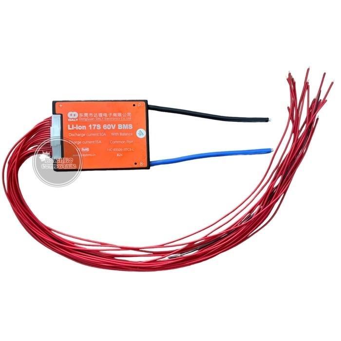 Bms Daly 17S 60V Baterai Lithium 18650