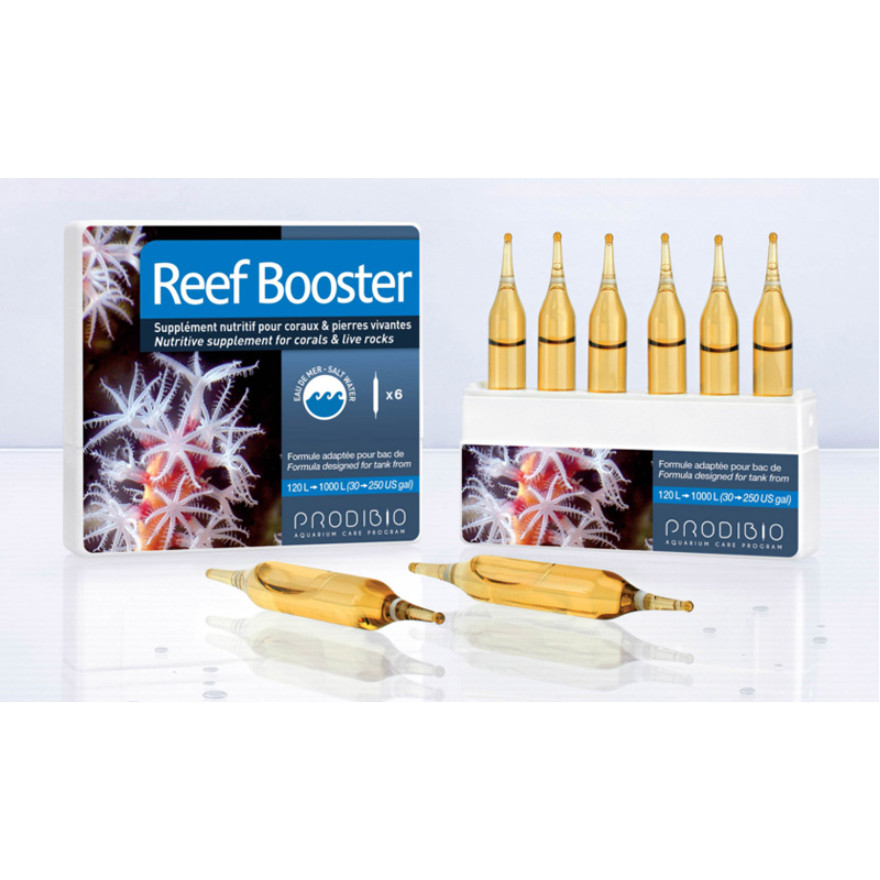 Prodibio Reef Booster Nutrient Supplement for Aquarium marine reef Tank Corals
