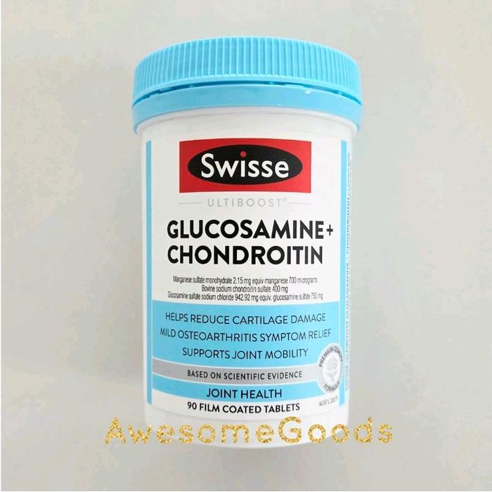 Swisse Ultiboost Glucosamine + Chondroitin 90 Tablets