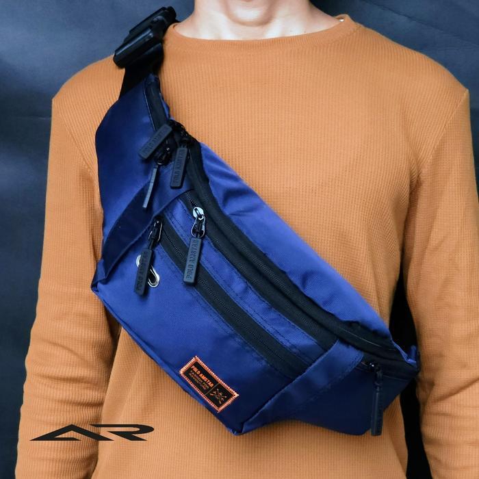Visval Top - Tas Selempang Pria Original Waistbag Extra Organizer Pinggang
