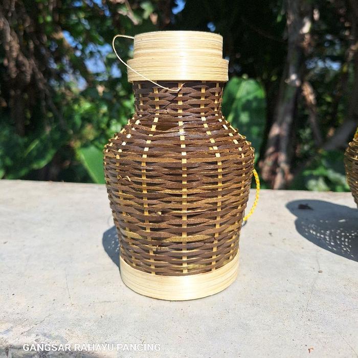 ASLI KEPIS BAMBU TEMPAT IKAN DARI ANYAMAN BAMBU READY STOCK