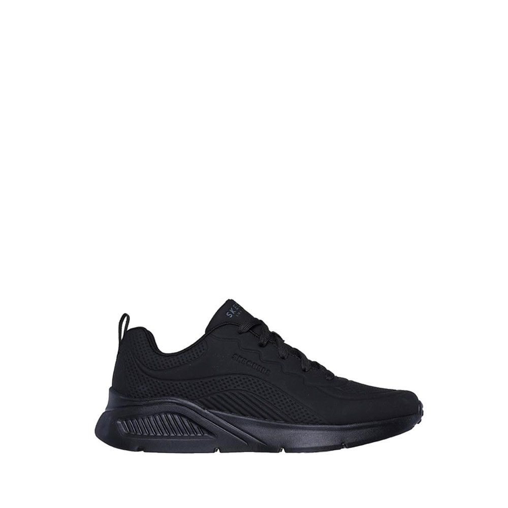 SEPATU FITNES PRIA SKECHERS STREET UNO LITE BLACK ( SKE183120BBK ) 100% ORIGINAL RESMI