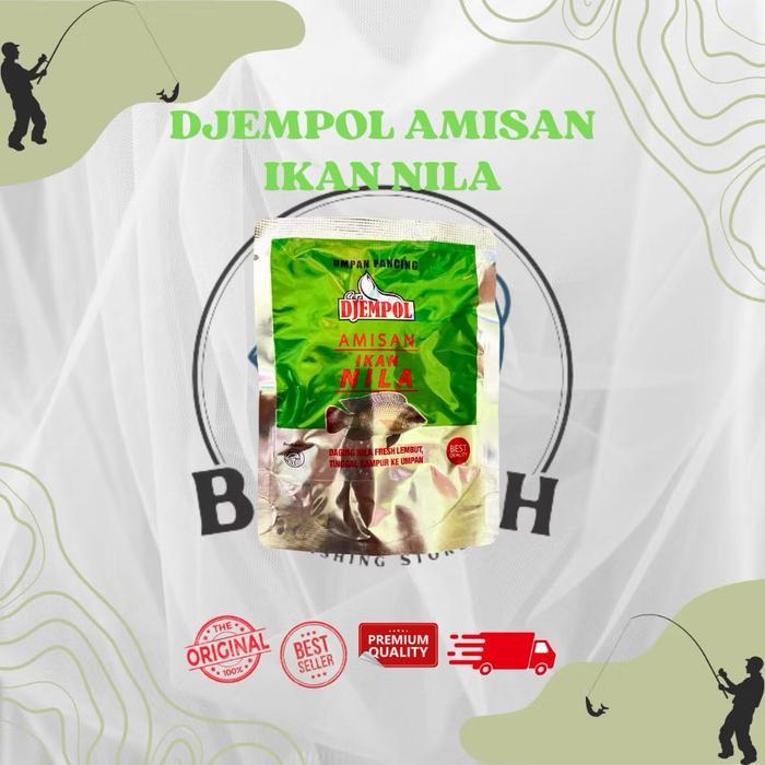 DJEMPOL AMISAN IKAN NILA - UMPAN PANCING