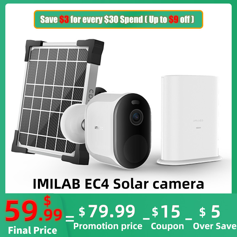 IMILAB EC4 Spotlight Camera Set 4MP Wifi 5200mAh Battery Security Protection Outdoor Wireless Cam CC