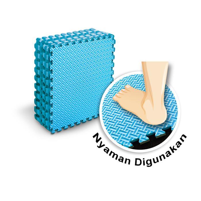 IMAGE TOYS edumat karpet matras evamat puzzle tikar Anyaman Bambu Karpet Puzzle [10 Lembar]
