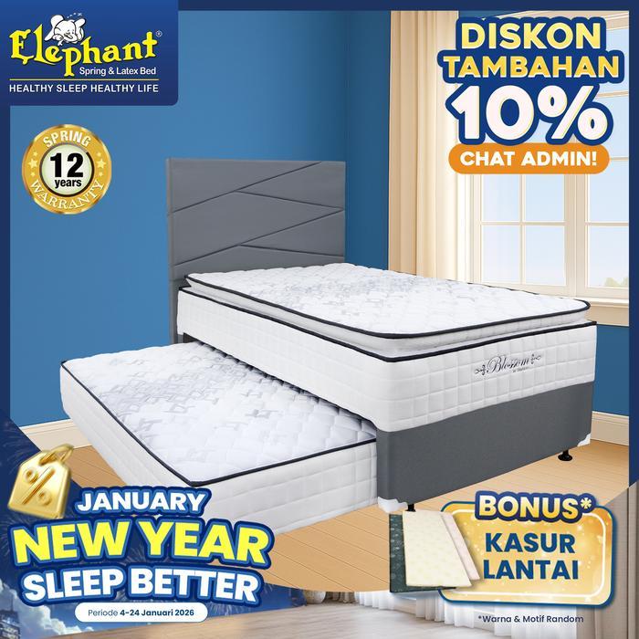 Kasur Springbed 2 In 1 Blossom Elephant