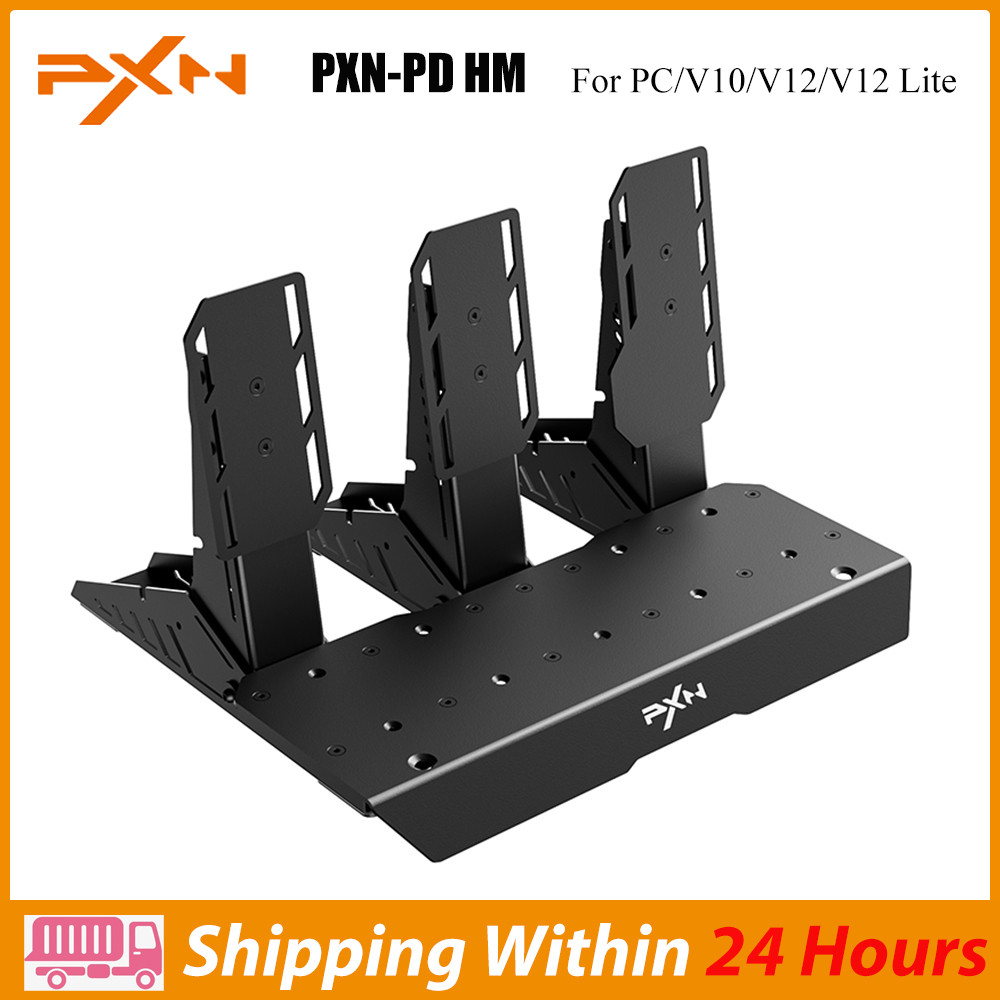 PXN PD HM Gaming Steering Wheel Pedals With Hall Magnetic Effect & Adjustable Pedal Strength For PC 