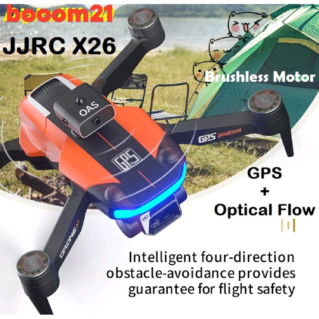 booom21 JJRC X26 GPS + Optical Flow
EIS 6K Camera Brushless Drone VS X16