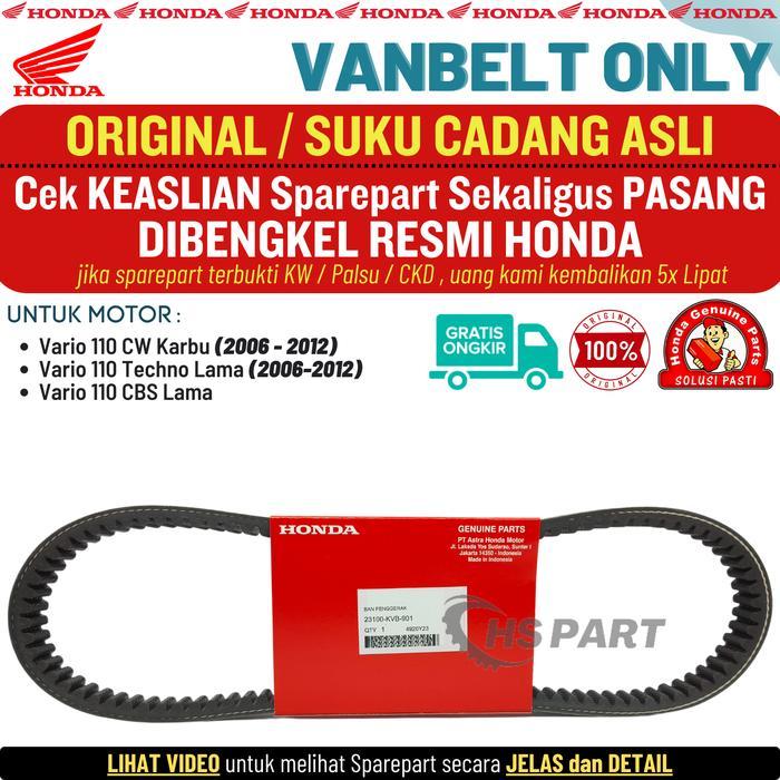 Vanbelt Vario 110 Karbu Original Honda , Vanbelt Vario Techno 110 Original , Vanbelt Vario Techno
