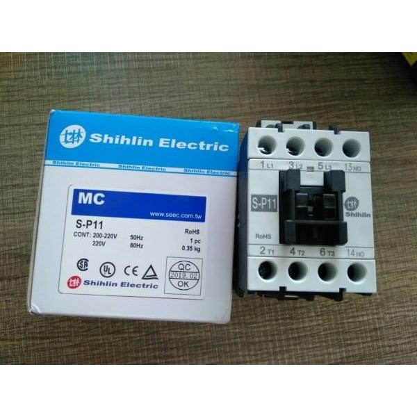 Kontaktor Shihlin SP-11 3P 20A / Contactor Shihlin SP11 3 Phase 20 A Gratis Ongkir