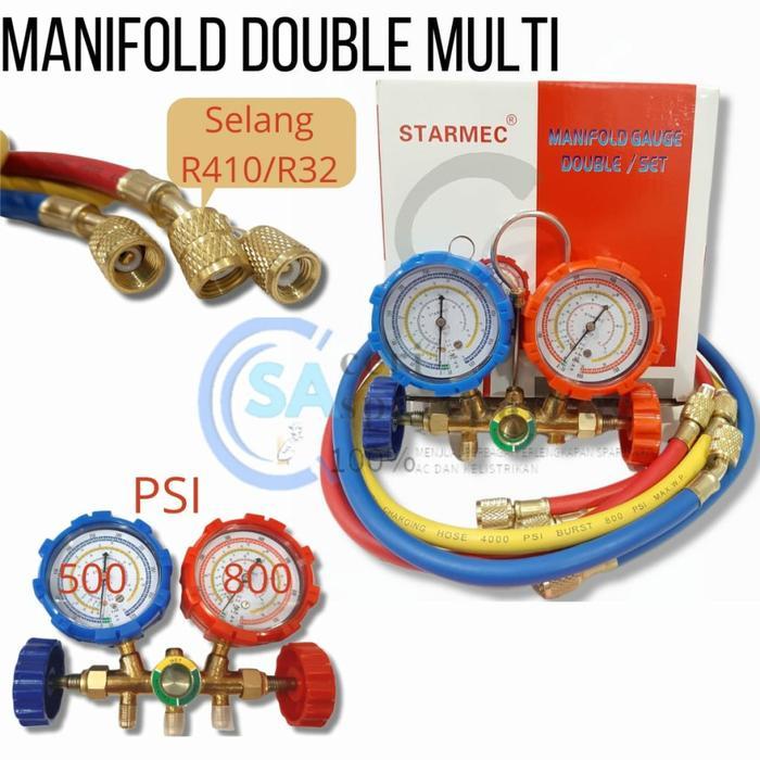 Testing Manifold R410/R32 Mrek Starmec Analizer