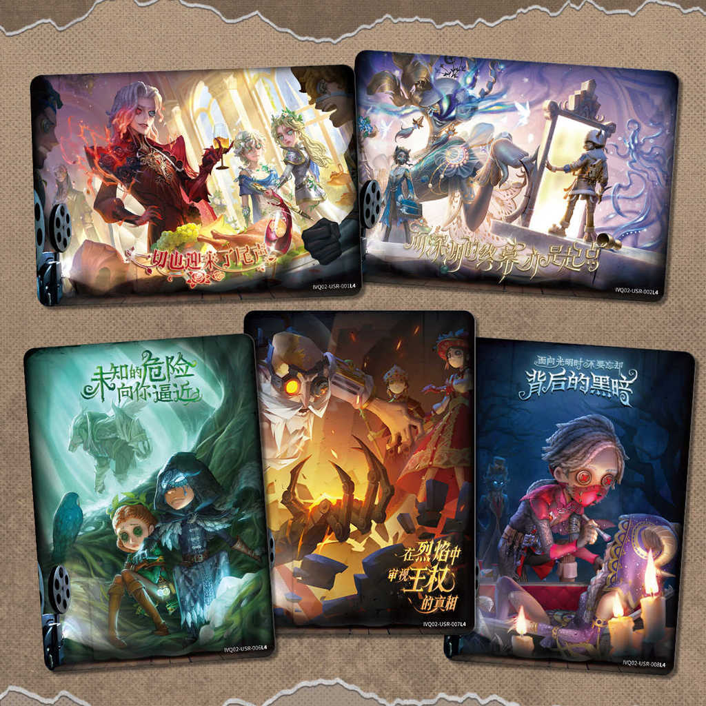 Genuine KAYOU Identity V Card Fun Pack 2 New Personality Profile Secret Clues Collectible Card Anime