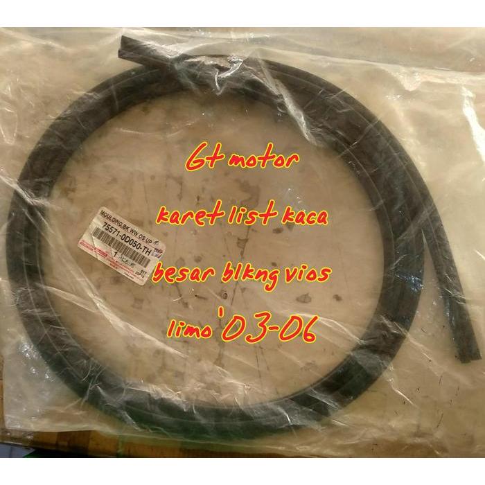 Karet List Kaca Besar Belakang Vios '2003-2006 / Limo '2003-2006
