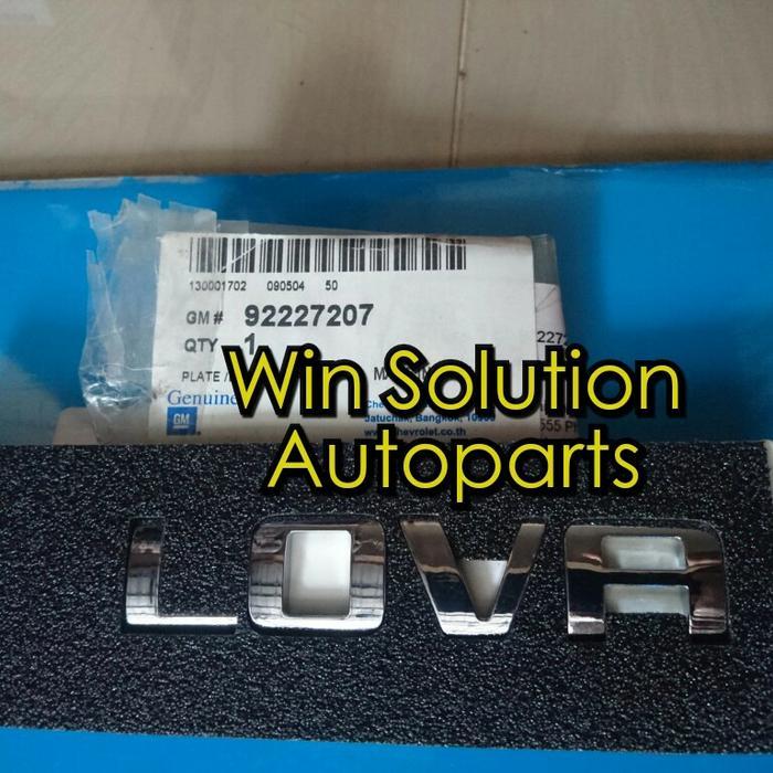 Emblem Lova Chevrolet Lova