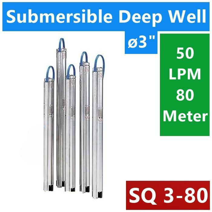 Pompa Submersible Grundfos 3 inch SQ3-80 2PK