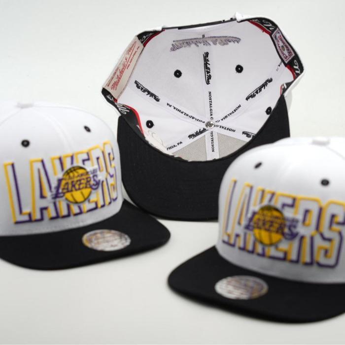 Topi Snapback Lkers Putih Big Logo
