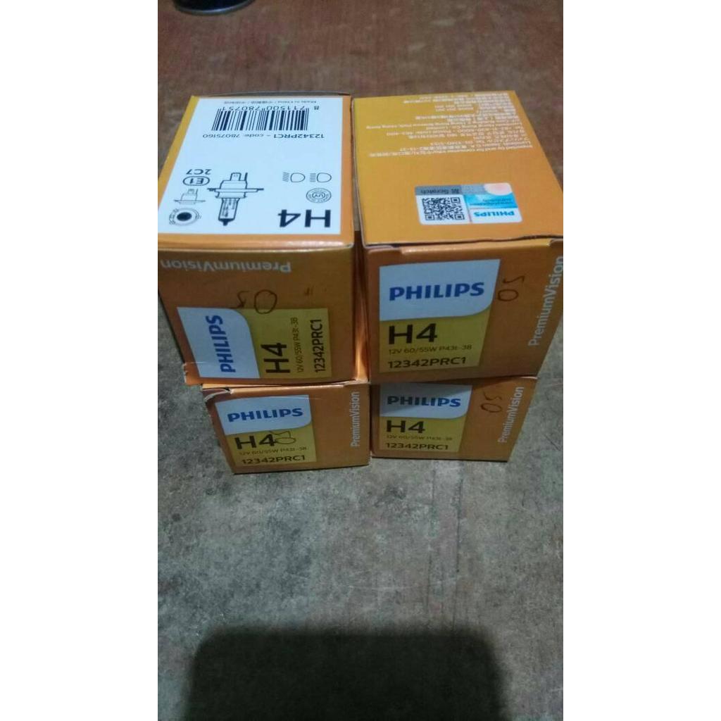 Bohlam Depan H-4 Philips 12V 60/55W.