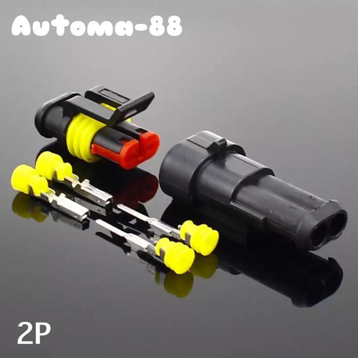 "New" Soket konektor kabel anti air 1P 2P 3P 4P 5P 6P Waterproof connector