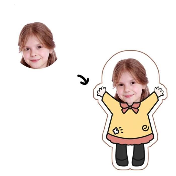 "New" COD DIY Foto Hiasan Goyang/Hiasan Mobil/Foto Kustom Gratis/Akrilik/Mainan Goyang/Mainan