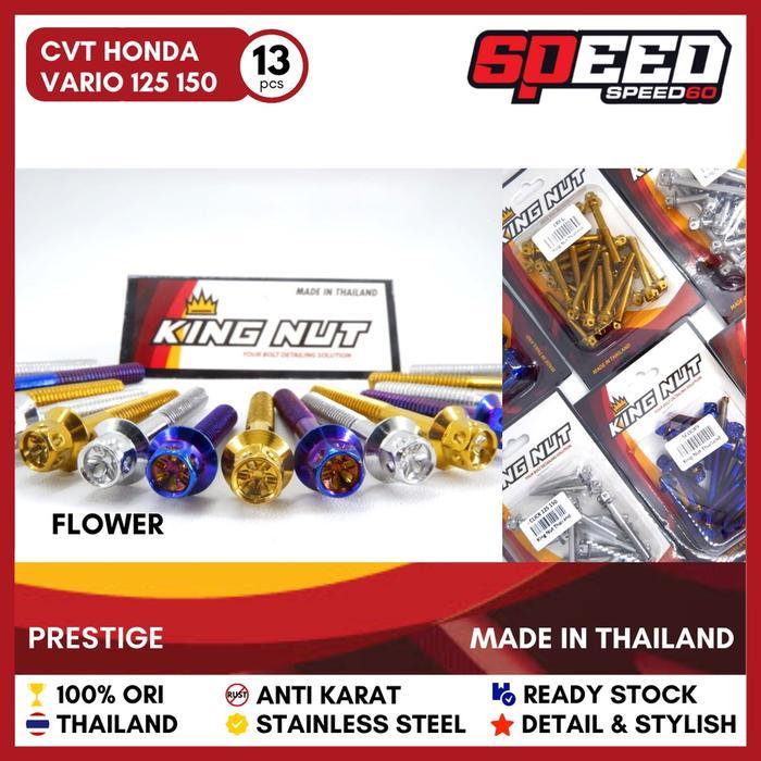 Set Baut Cvt Vario 125 Vario 150 Old Keyless New Probolt Stainless St