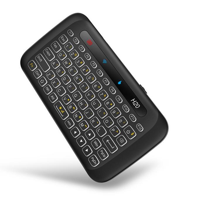 H20 Touch Keyboard 2.4Ghz Mini Wireless Keyboard Backlight Touchpad