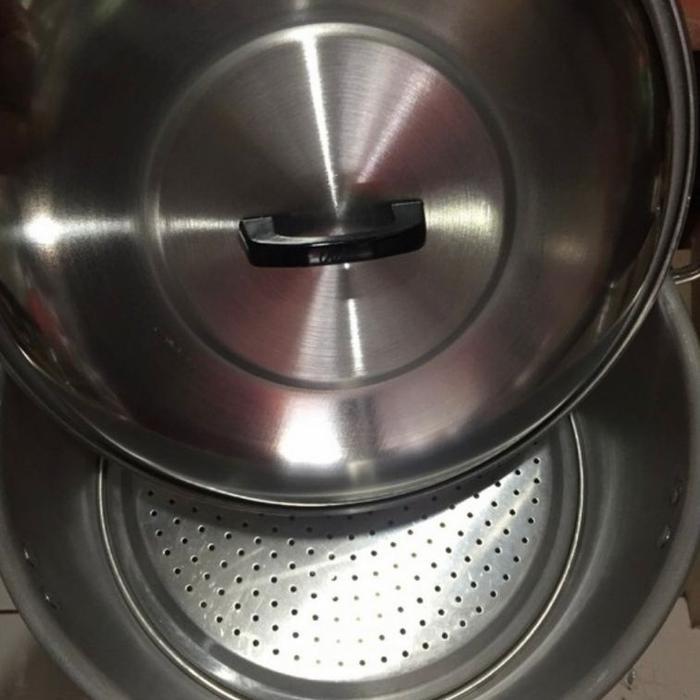 Dandang NASI/ Langseng NASI 30 (5 Liter Nasi) Panci Kukus Orchid 30 Gratis Ongkir