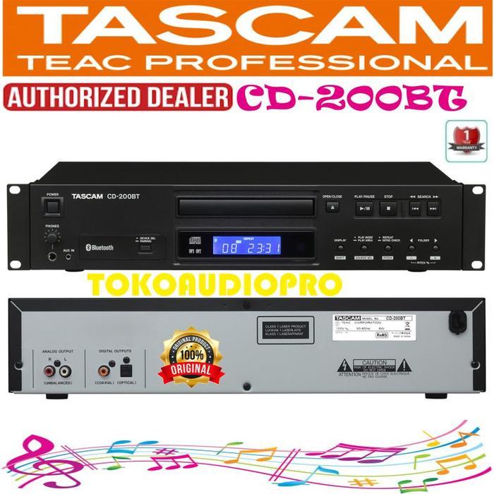 Tascam Cd-200Bt Professional Cd Player With Bluetooth Receiver Tascam Cd200Bt Co