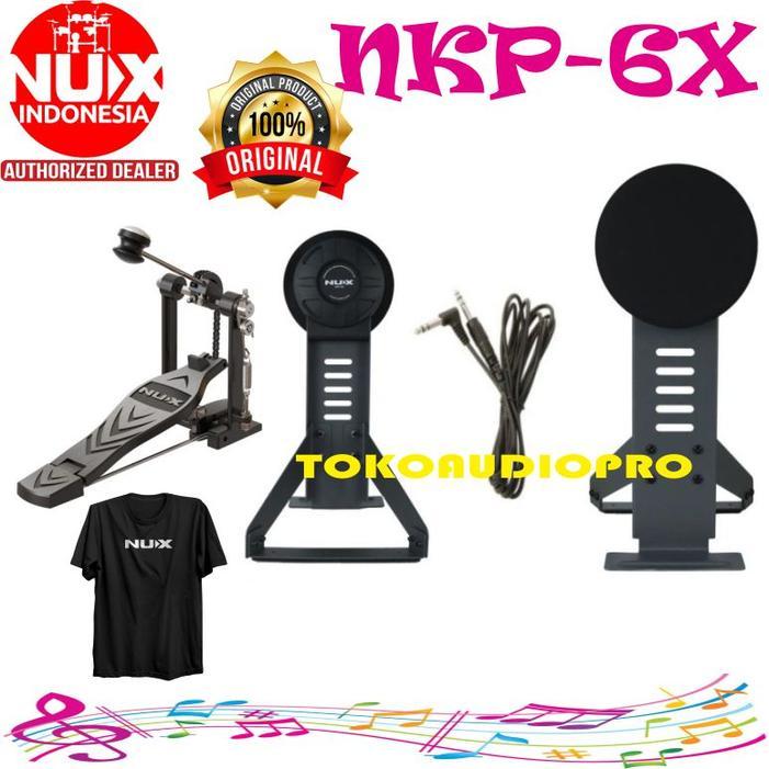 Nux Nkp6X Kickpad Drum Nux Paket Pedal Kick Pad Nux Nkp-6X Co