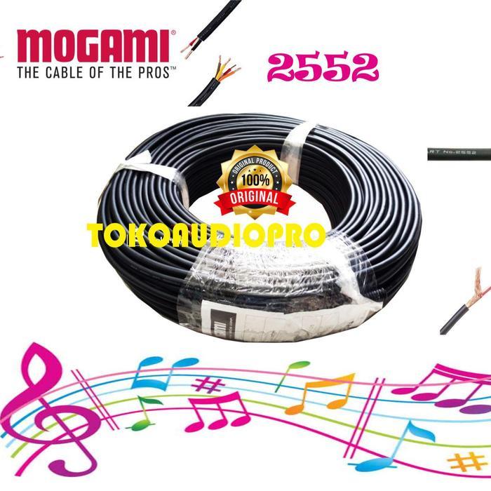Kabel Mogami 2552 Superflexible Microphone Cable (Black 100M Roll) Ori Co